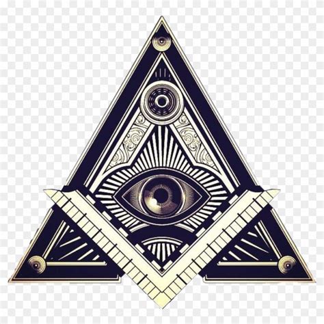 Allseeingeye Illuminati Triangle Freetoedit - Illuminati Triangle Png, Transparent Png ...