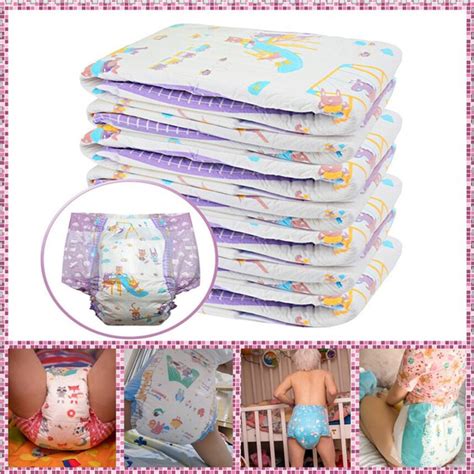 6000ml Breathable Disposable Adult Diapers Ultra Thick Printed Adult