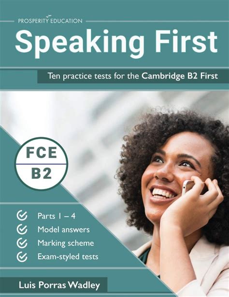 Speaking First Ten Practice Tests For The Cambridge B2 First Katalog