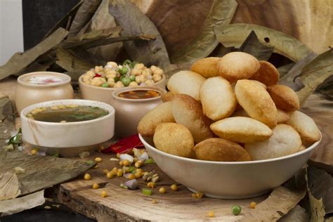 Spicy Gol Gappa Indian street food 1376942 Stock Photo at Vecteezy