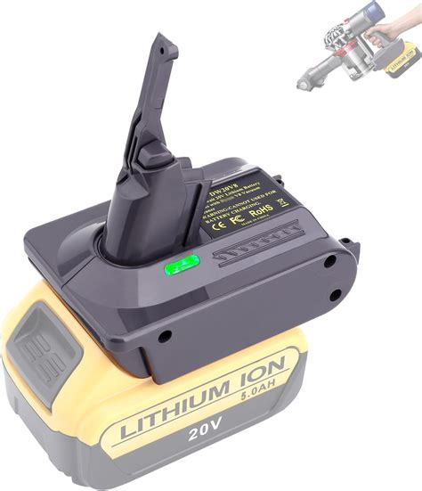 Amazon Tpdl Upgrade For V V Battery Adapter For Dewalt V Max