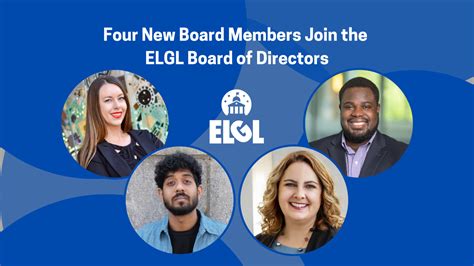 Four New Board Members Join The Elgl Board Of Directors Elgl