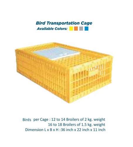 Bird Transportation Cage Plastic Birds Transport Crate Wholesaler