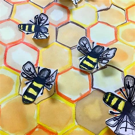 Buzzy Day In The Art Room 2nd Grade Bees And Hives Are Looking Amazing