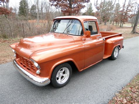 1955 CHEVY CUSTOM PICKUP STREET HOT ROD CLASSIC SHOW TRUCK NO RAT SUPER