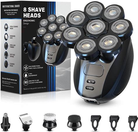 Mr Wintek Head Shavers For Bald Men Upgraded 8 Floating Heads 5 In 1