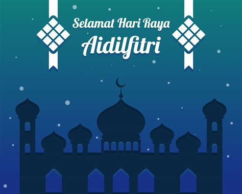 Selamat Hari Raya Aidilfitri Vectors 191270 Vector Art at Vecteezy