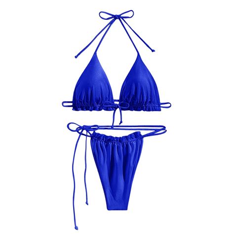 Rutayy Swimwear Womens Sexy Tassel Bra Sling Mesh Pcs Swimsuit Bikini Suit Brazilian Swim Wear