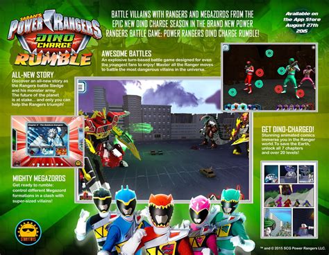 New Mobile Game Power Rangers Dino Charge Rumble Released On ITunes