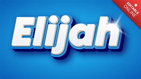Elijah Text Effect Generator Textstudio