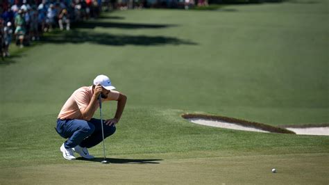 Masters Champion Scottie Scheffler Of The United States Lines Up A Putt