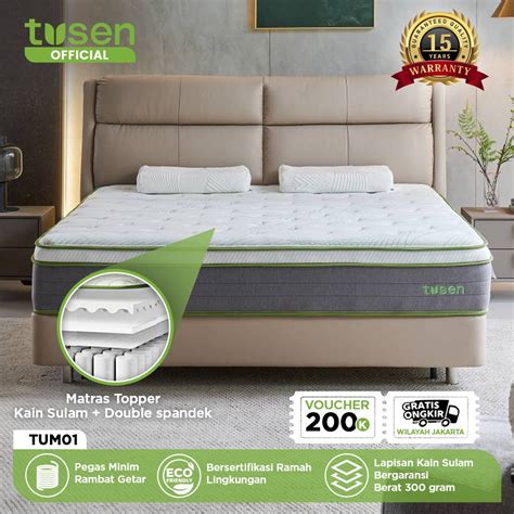 Jual Tusen Matras Kasur Spring Bed In Box Tum01 Tebal 27 Cm Pocket