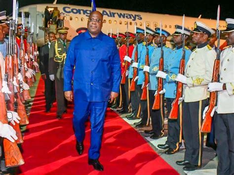 RDC Félix Tshisekedi au Botswana pour une visite dÉtat de deux jours