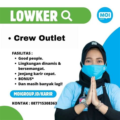 Lowongan Kerja April Crew Outlet Moi Group Di Solo Info Loker Solo