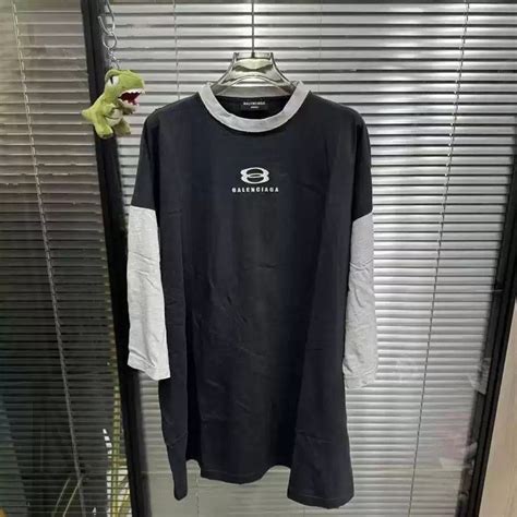 Balenciaga Balenciaga Ruined Double Ring Small Logo Short Sleeves Grailed