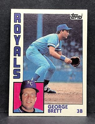 1984 Topps GEORGE BRETT Card No 500 Crease Free NM MT Royals HOF EBay