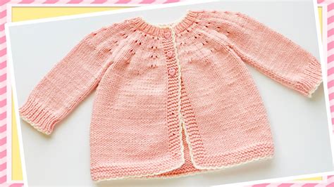 Easy Baby Cardigan Knitting Pattern