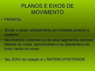 Musculacao Planos E Eixos PPT