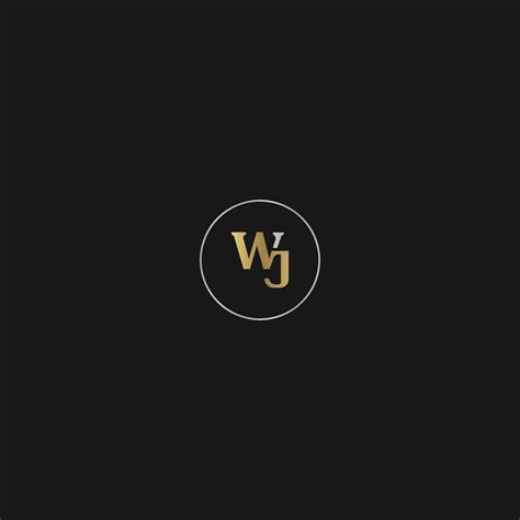 Jw Wj J And W Abstract Initial Monogram Letter Alphabet Logo Design