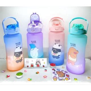 We Babe Bears Bottle In Drinking Bottle Character Capacity