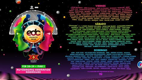 Los Lineups Del Edc M Xico A Lo Largo De Su Historia