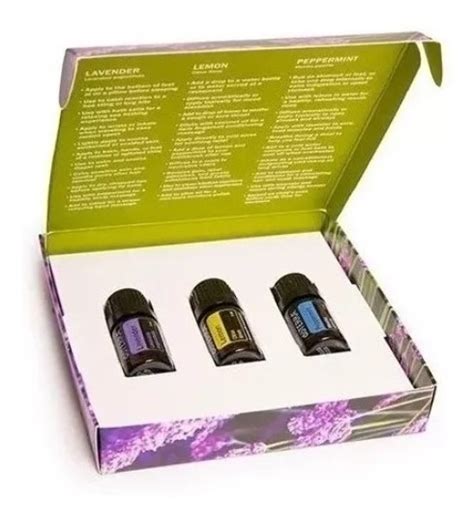 Kit Doterra De Apresentação Com 3 Óleos Essenciais 5ml Cada Mercado Livre