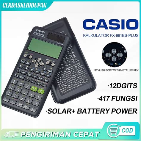 Jual Kalkulator Scientific Casio Fx Ex Fx Es Plus Kalkulator