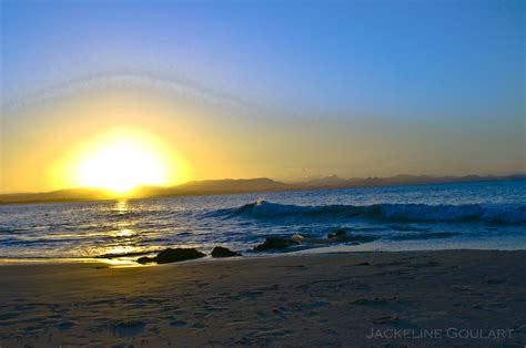 Byron Bay Sunset By Jackeline Goulart Desktop Wallpaper