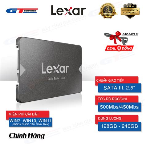 Ổ Cứng Ssd Lexar Ns100 128gb Lnq100 240gb 25” Sata Iii 6gbs