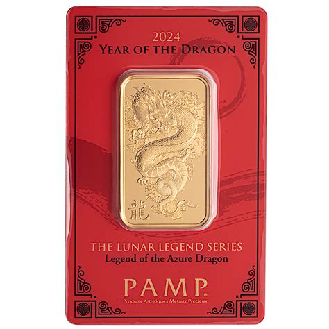 Buy Oz Pamp Lunar Year Of The Dragon Gold Bar