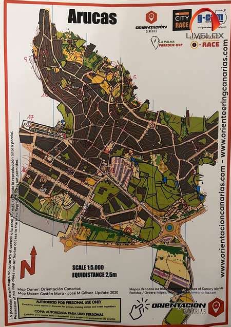 Orienteering Maps On Twitter Gc Sprint Arucas February Th