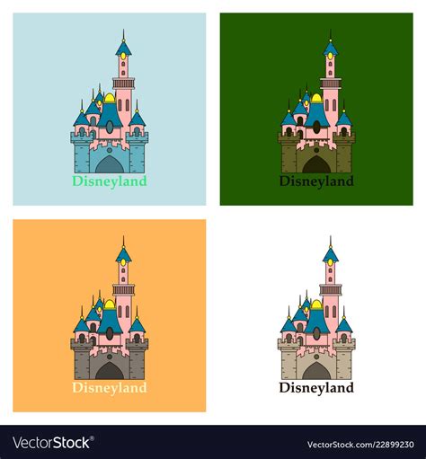 Disneyland Castle Vector