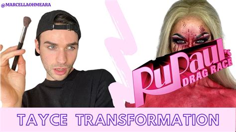 Tayce Makeup Transformation Rupauls Drag Race Uk Youtube