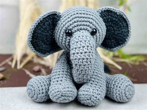 Elsie The Amigurumi Crochet Elephant Pattern Free