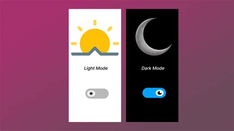 Dark And Light Mode Toggle Switch Figma