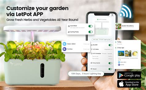 Letpot Hydroponics Grow System Smart Indoor Garden Kit For Hydroponics Starter