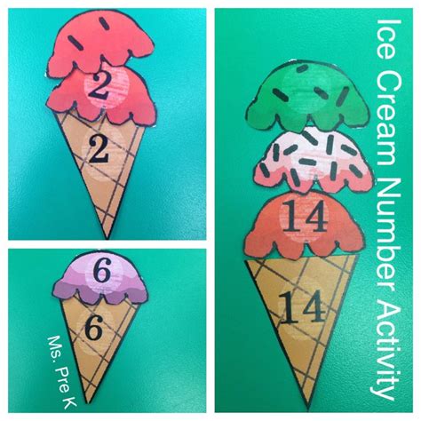 Preschool Ice Creaming Counting 1 30 Fun Math Activities Fun Math