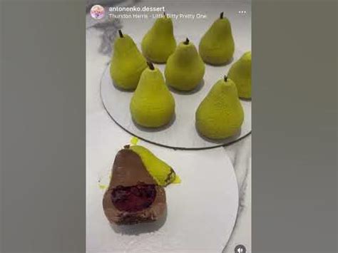 Муссовое пирожное « Шоколадная груша» с черникой внутри # евродесерт# ...