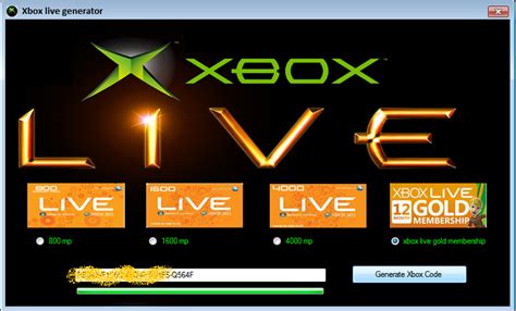 best free xbox live code generator