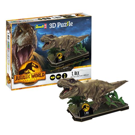 Revell 3d Puzzle Building Kit Jurassic World Dominion T Rex 00241