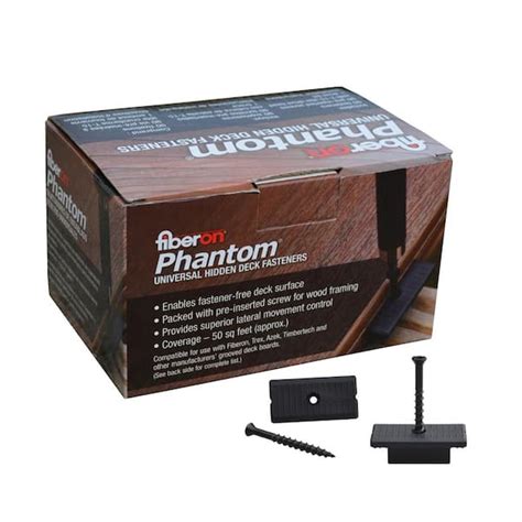 Fiberon Phantom Universal Hidden Deck Fastener Box BKT BRD UNIV B90