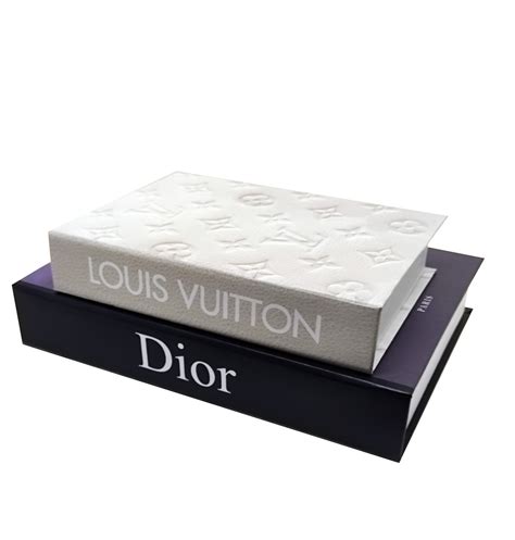 Caixa Livro Grande Dior Caixa Média Louis Vuitton Nude Elo7