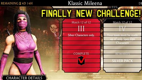 Mk Mobile Dominating Klassic Mileena Challenge And Trying My Luck With