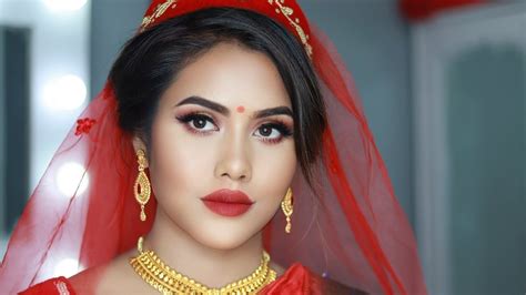 Doing My Own Bridal Makeup Nepali🇳🇵 Youtube