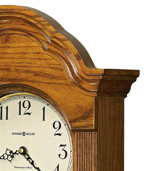 Howard Miller Jayla 625 467 Oak Pendulum Wall Clock The Clock Depot