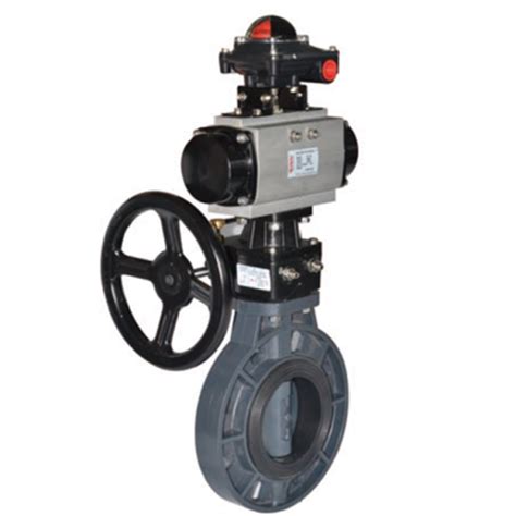 Powder Pneumatic Butterfly Valves POV VALVE CHINA MANUFACTURER