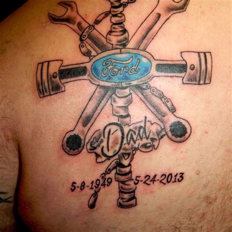 Pin By Cameron Frankhouser On Tattoos Ford Tattoo Tool Tattoo Tattoos