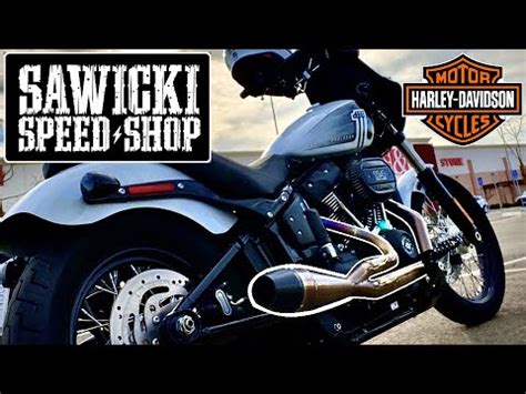 Harley Davidson Softail Street Bob Sawicki 2 To 1 M8 Exhaust Review