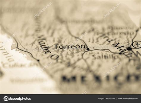 Torreon Mexico Map — Stock Photo © aliceinwonderland2020 #460653378