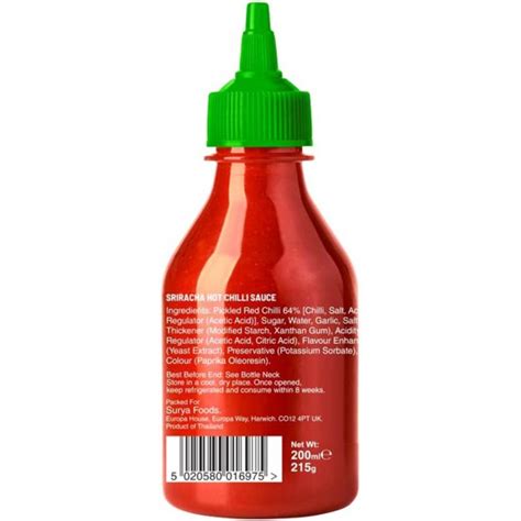 Thai Dragon Sriracha Hot Chilli Sauce 200ml